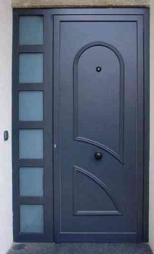Diseño de modelo de puerta de casa moderna 4