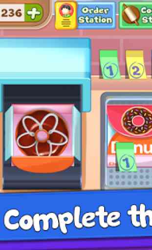 Donut Truck - Cafe Kitchen Cooking Games 4