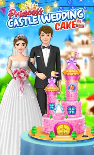 Fairy Princess Castle Wedding Cake - Bake Decorate 1