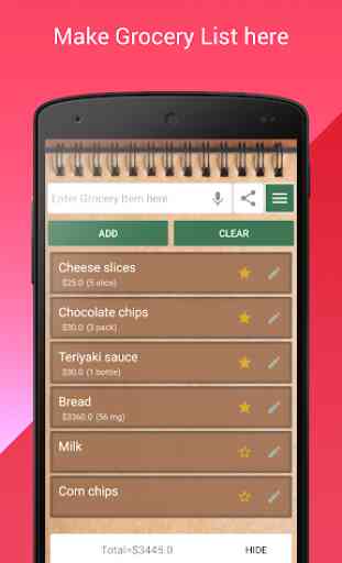 Grocery Shopping List - grocery list app 1