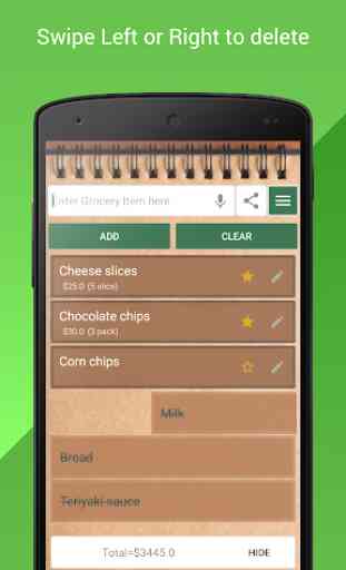 Grocery Shopping List - grocery list app 2