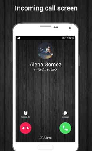HD Phone 7 Black Caller Screen 3