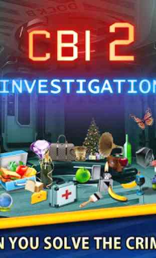 Hidden Object Games Free : Criminal Case CBI 2 1