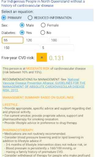 Indigenous CVD Risk Calculator 3