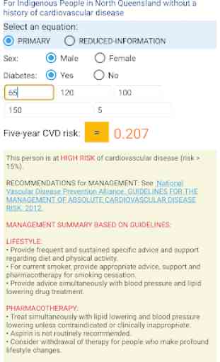 Indigenous CVD Risk Calculator 4