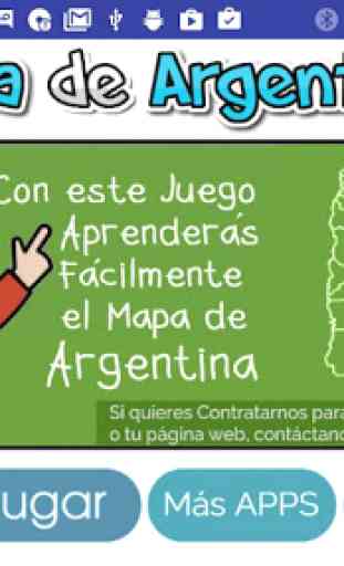 Juego del Mapa de Argentina 1