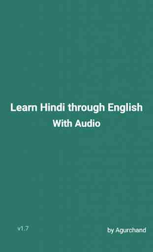 Learn Hindi through English 1