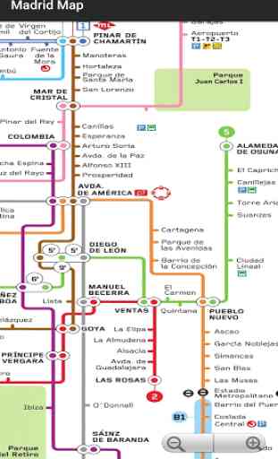 Madrid Metro Map (Offline) 2