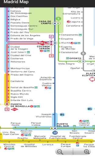 Madrid Metro Map (Offline) 3