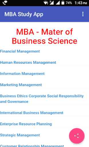 MBA Study App 1