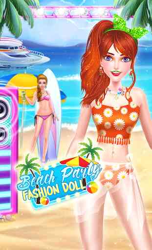 New Year 2020 Beach Party Fashion Doll Salon 1