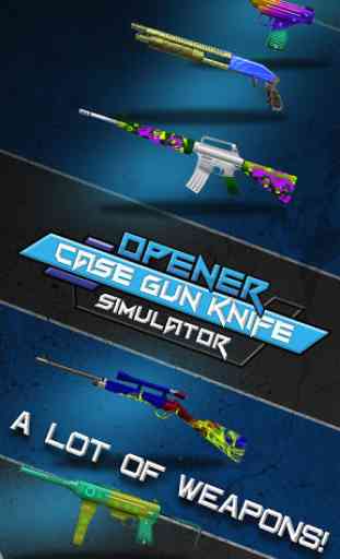 Open Case Weapon Knife Simulator 3