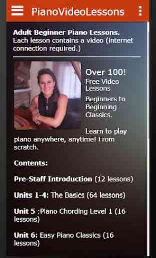 Piano Video Lessons 1