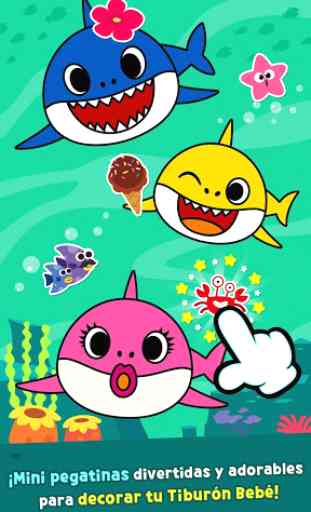 Pinkfong Tiburón Bebé para Colorear 4