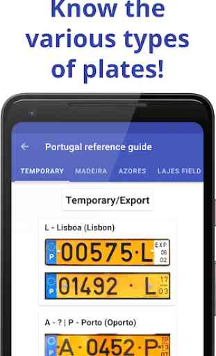 Portugal License Plates 4