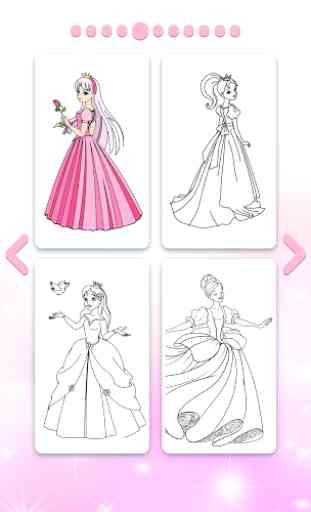 Princesas Colorear - Princess Color by Number 2