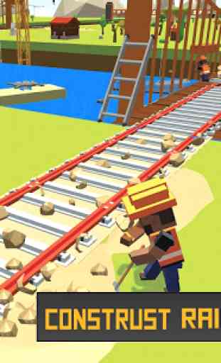 River Railway Bridge Construction Train Games 2017 1