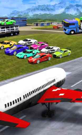 simulador de avión de carga transporte de coche 2