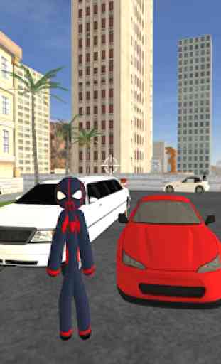 stickman spider hero 1