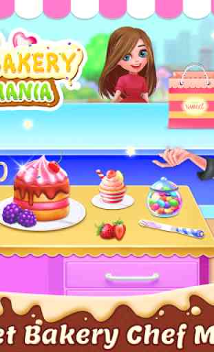 Sweet Bakery Chef Mania: Juegos de panadero para n 1