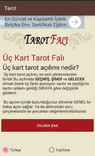 TAROT FALI- 3 Kart Tarot Falı 1
