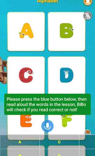 Aprenda a leer, hablando inglés para niños 1