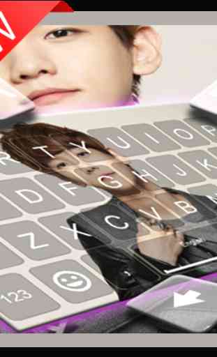Baekhyun EXO Keyboard Theme 4