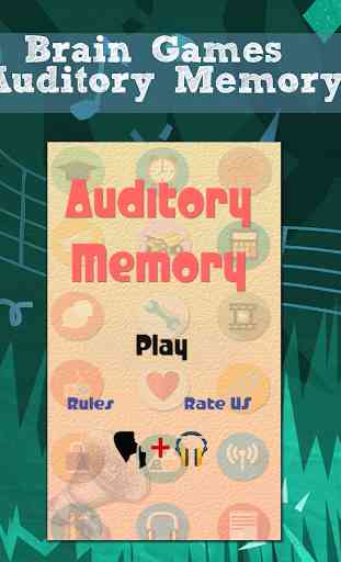 Brain games - Auditory Memory 1