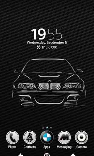 Carbon Black BMW E46 Xperia™ Theme 2