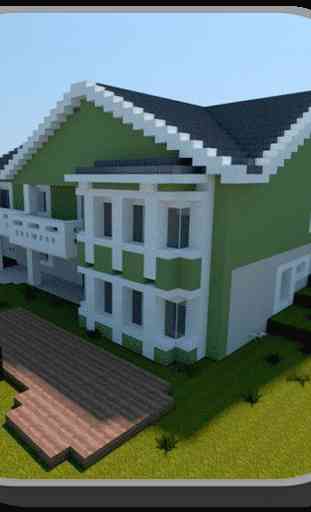 Casa Moderna Para Minecraft 1