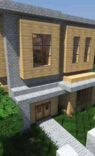 Casa Moderna Para Minecraft 3