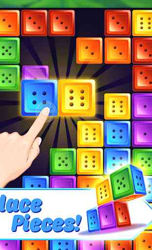 Combinación de bloques joya de dominó 1
