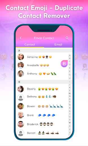 Contact Emoji - Duplicate Contact Remover 4