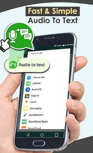 conversor de audio a texto para la aplicación 2