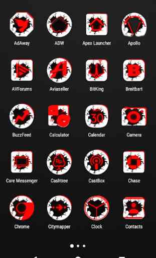 Cracked White and Red Icon Pack ✨Free✨ 2