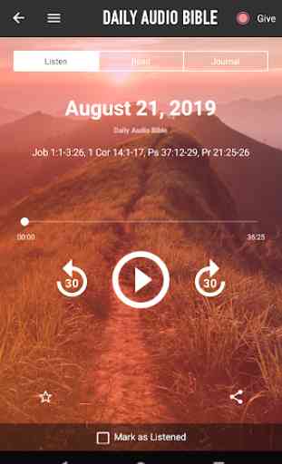 Daily Audio Bible Mobile App 3