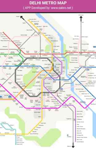 Delhi Metro Subway Map Offline 2