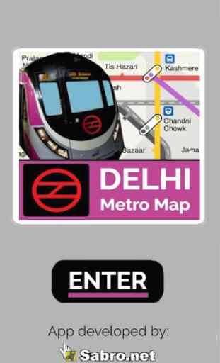 Delhi Metro Subway Map Offline 4