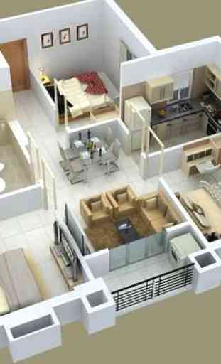 Diseño de casa 3D 3