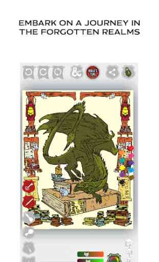 Dungeons & Dragons Colouring App 1