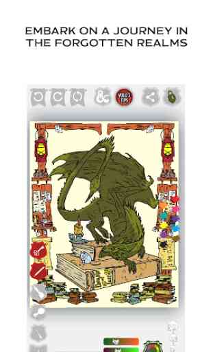 Dungeons & Dragons Colouring App 4
