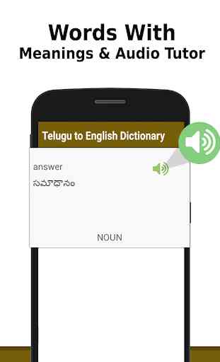 English to Telugu Dictionary offline & Translator 3