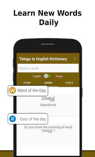 English to Telugu Dictionary offline & Translator 4