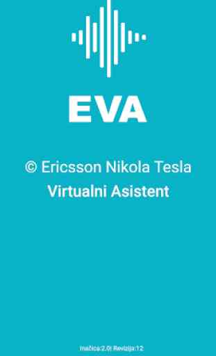 EVA - Ericsson Nikola Tesla Virtualni Asistent 1
