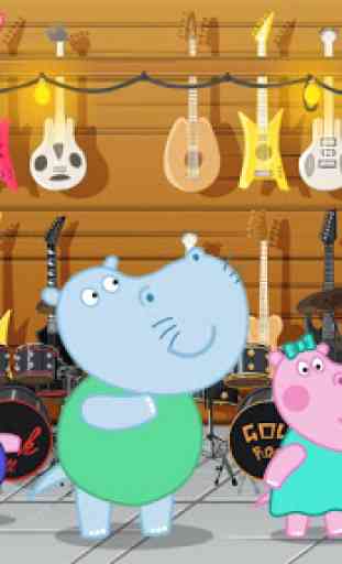 Fiesta de música para niños: Hippo Super star 2
