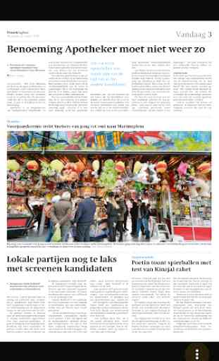 Friesch Dagblad digitale krant 2