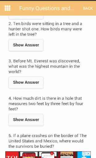 Funny Questions and Answers To Test Your Brain 2