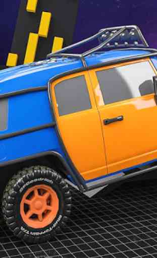 Fury Monster Jeep Parking: conducción de camiones 4
