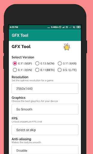 GFX Tool For PUB  - No Lag & No Ban 1