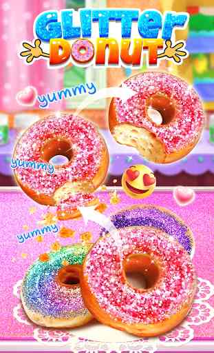 Glitter Donut - Trendy & Sparkly Food 4